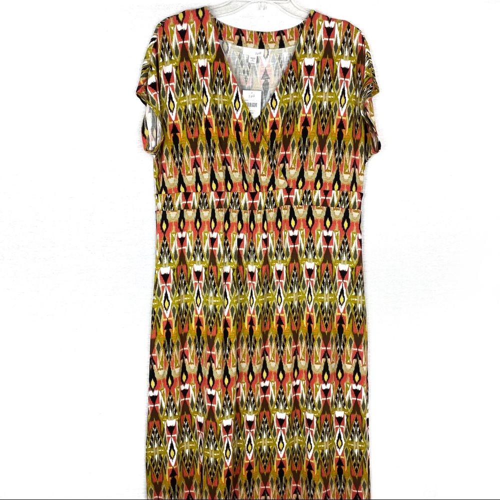 NWT J. Jill Patterned Maxi Dress